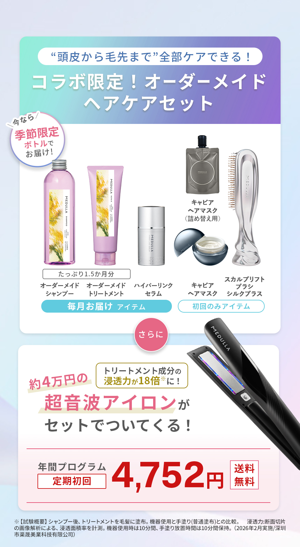 MEDULLA Hair Care Box  ２ヶ月分 MEDULLA（メデュラ） | パーソナライズシャンプー＆リペア