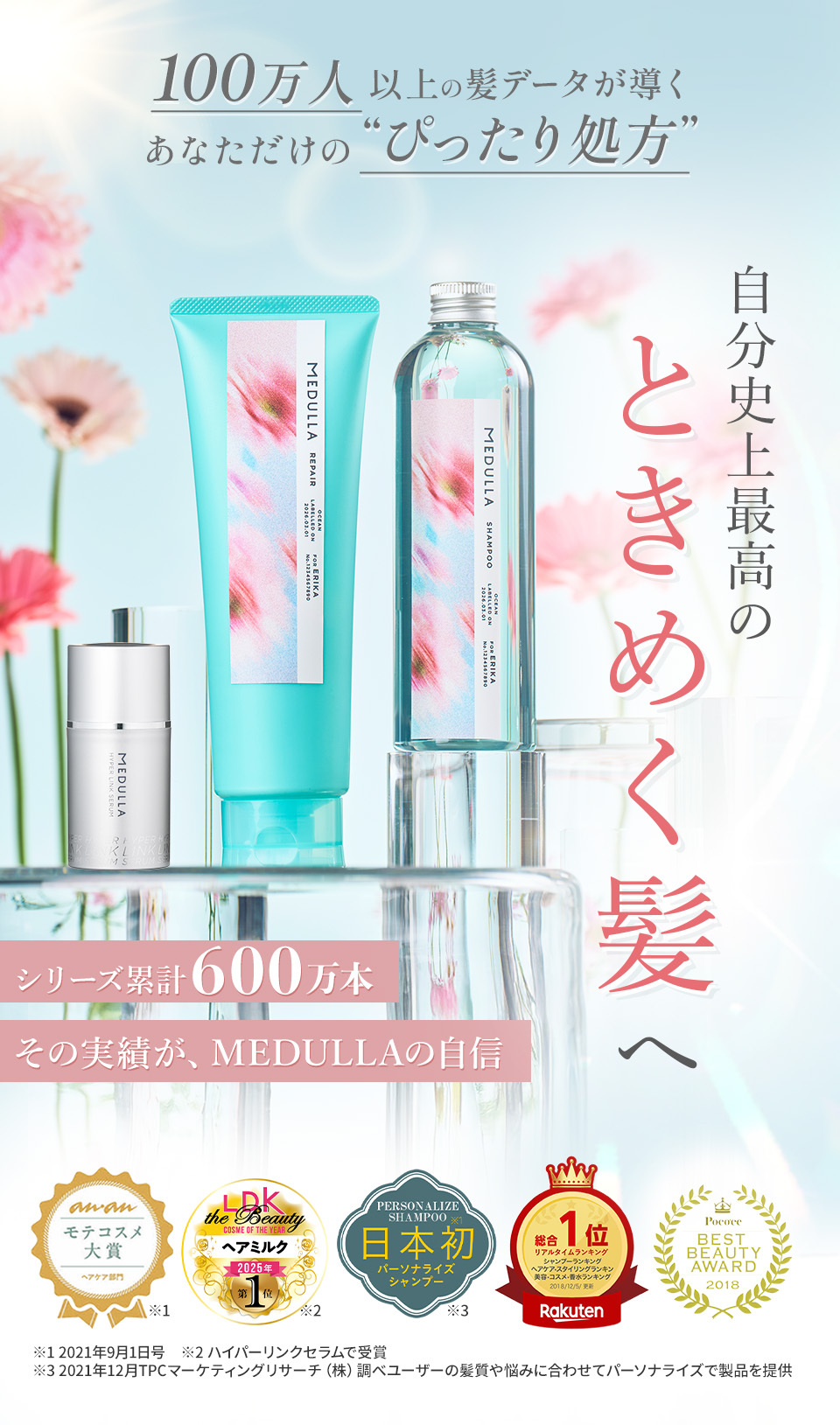 MEDULLA パーソナライズ リペアセット MEDULLA（メデュラ） | パーソナライズシャンプー＆リペア